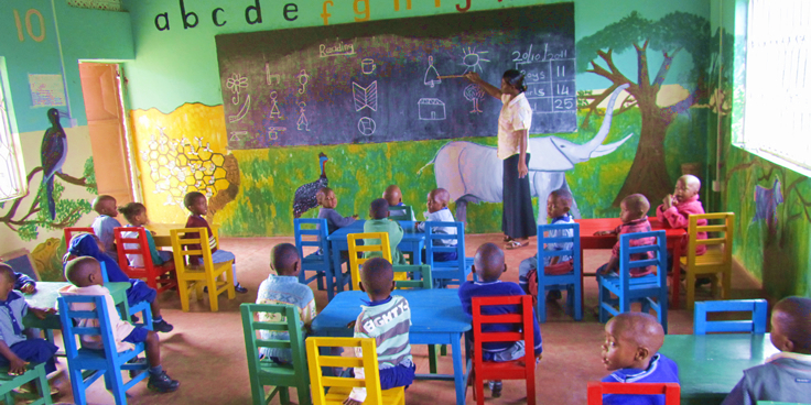 Nursery school class-Uganda