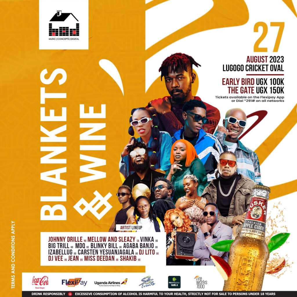 blankets and wine poster