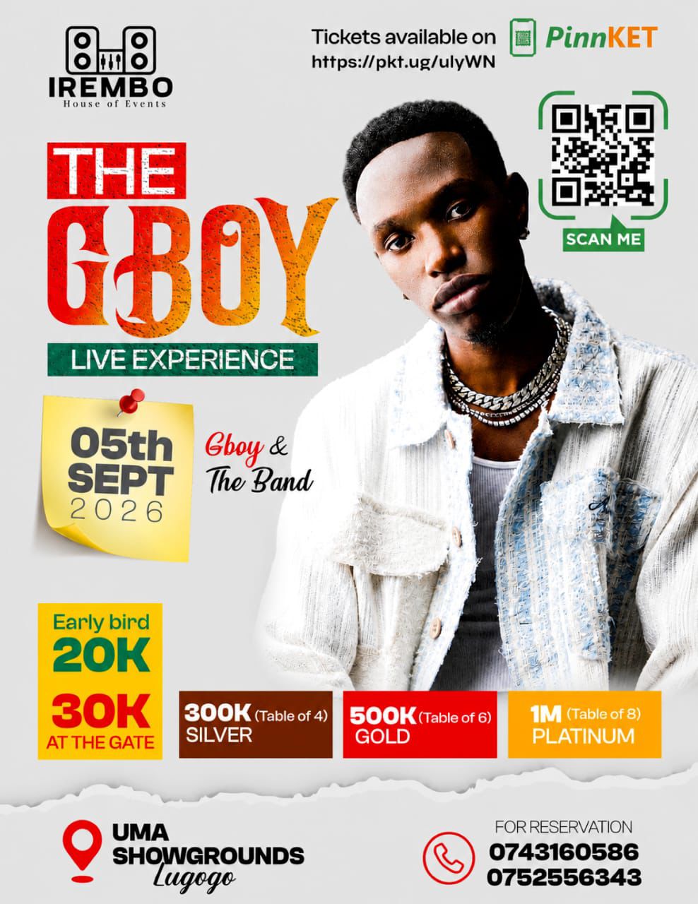 GBoy live Experience